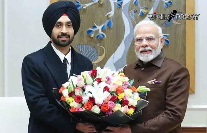 Diljit Dosanjh met PM Modi